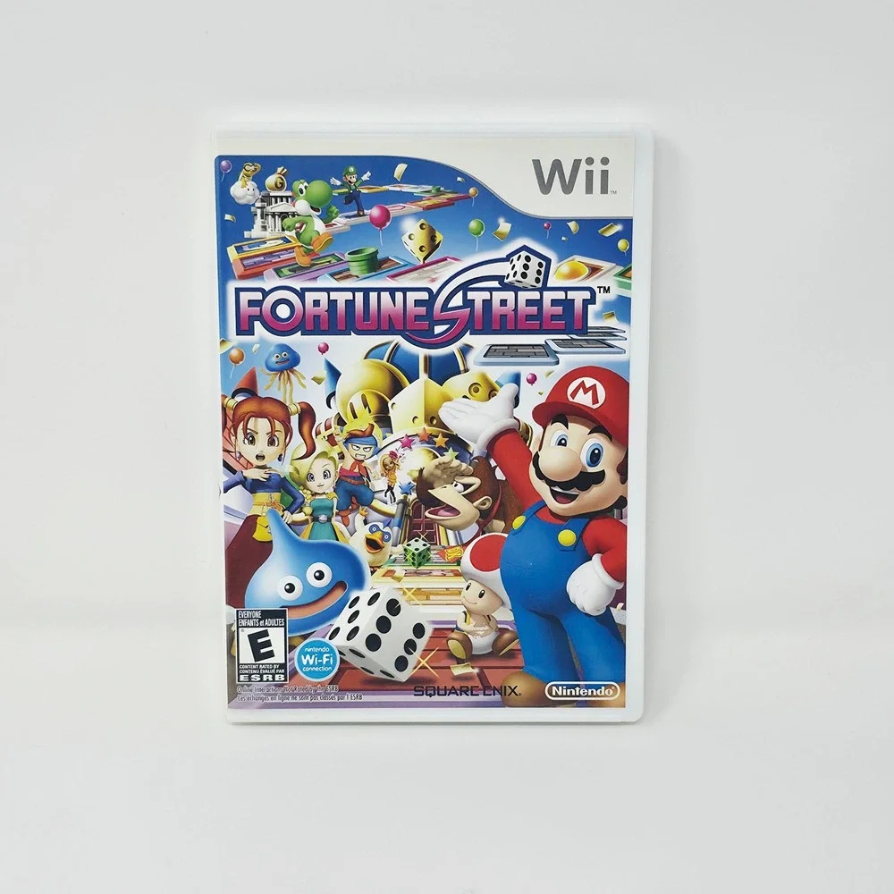 Nintendo Wii Fortune Street Video Game Everyone White Complete In Box Tested